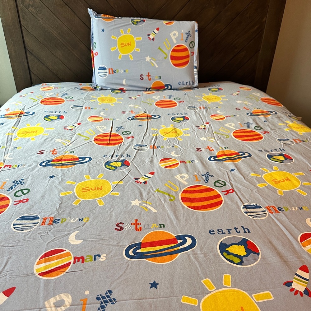 🪐Company Store Kids Planets Bedding Set